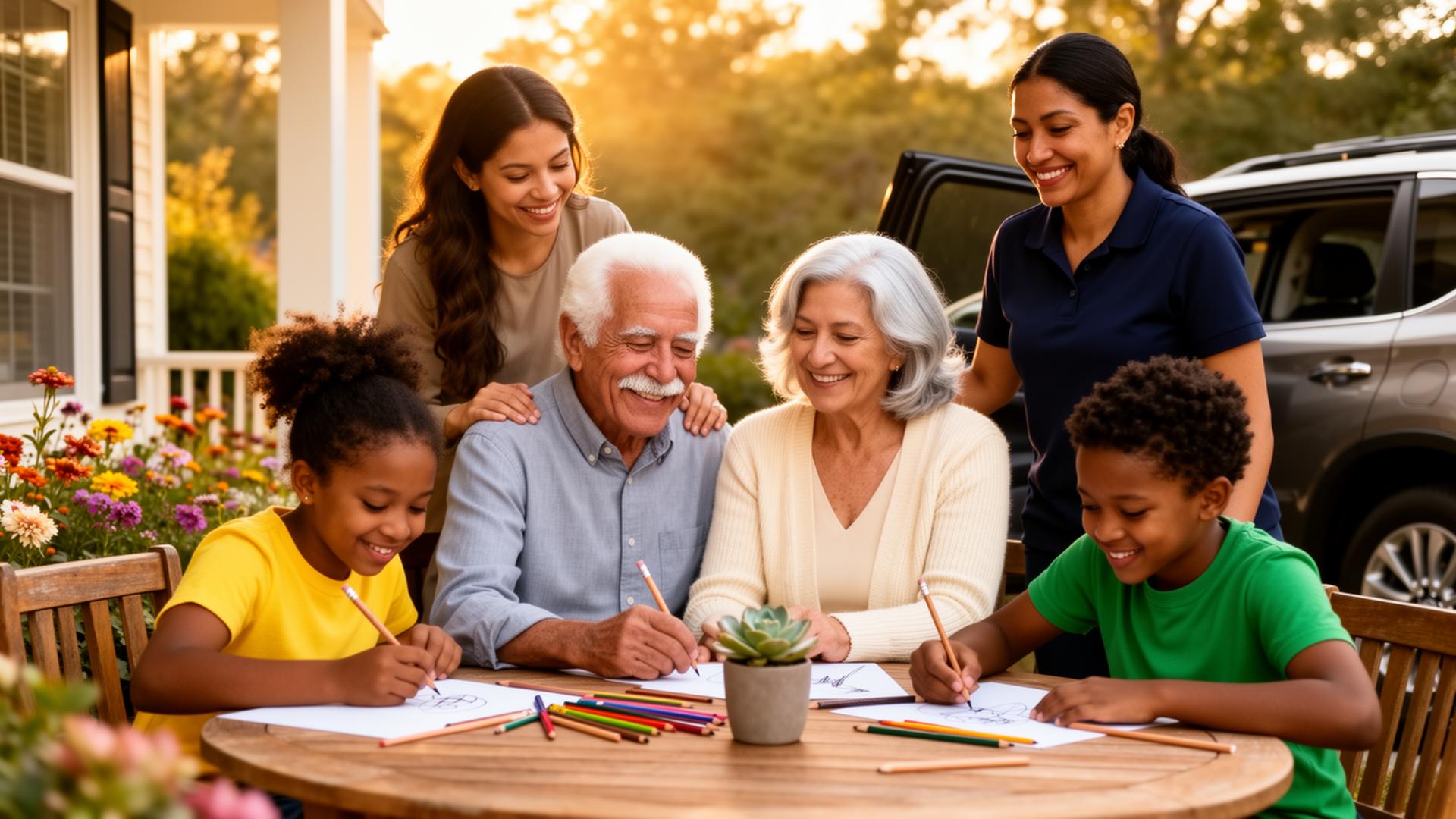 Care Crew caregiver supporting a senior client